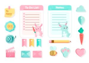 Digital Stickers for Notion & GoodNotes